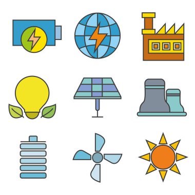 Web simgeler kümesi. vektör çizim 