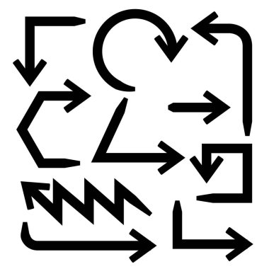 oklar vektör çizim