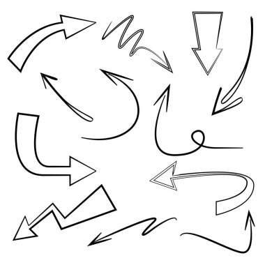 ok simgeleri vektör Illustration