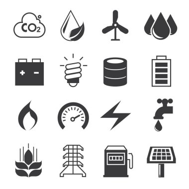 Web simgeler kümesi. vektör çizim  