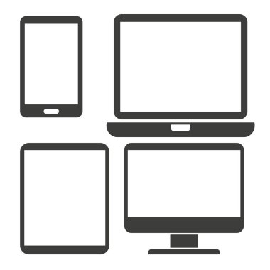 Web simgeler kümesi. vektör çizim              