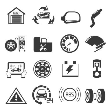 Web simgeler kümesi. vektör çizim      