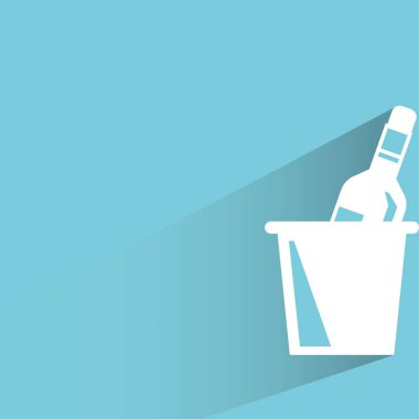 Web simgesi. Şarap Vektör illüstrasyon