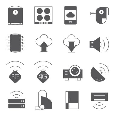 Web simgeler kümesi. vektör çizim  