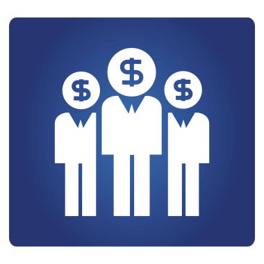 İş konsepti. İş adamlarının vektör Illustration 