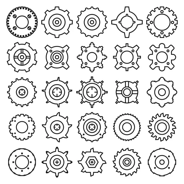 Illustration Vectorielle Des Icônes Formes — Image vectorielle