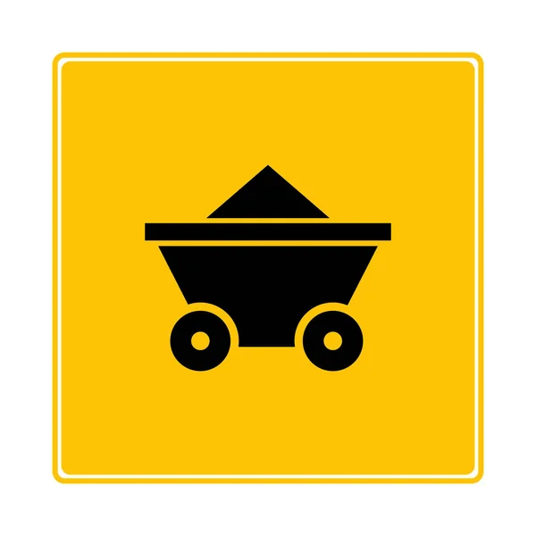 Web Icon Vector Illustration Cart — Stock Vector