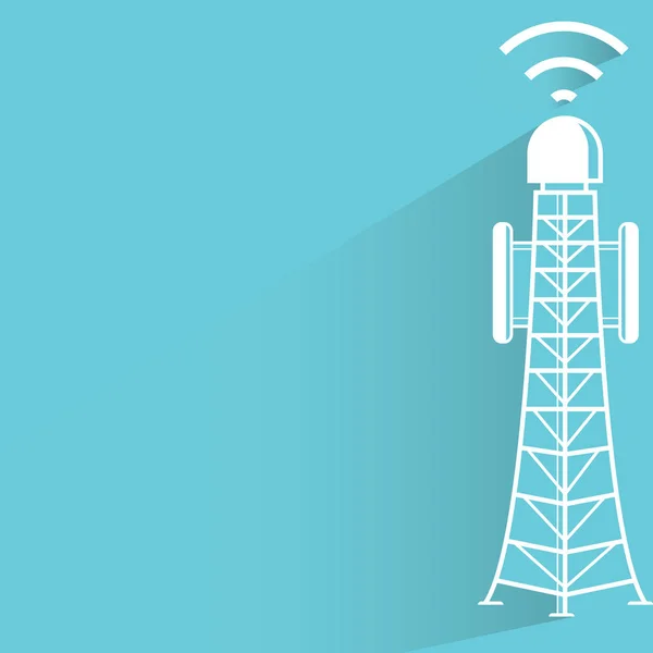 Antena Torre Comunicación — Archivo Imágenes Vectoriales