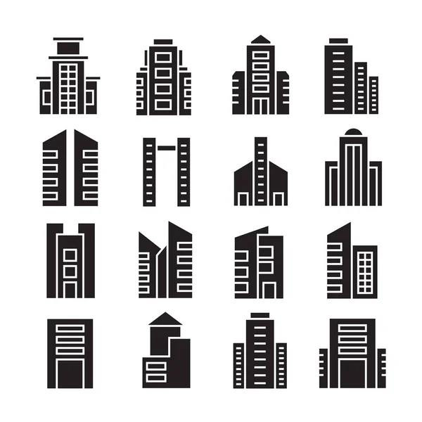 Vektorillustration Moderner Gebäude — Stockvektor