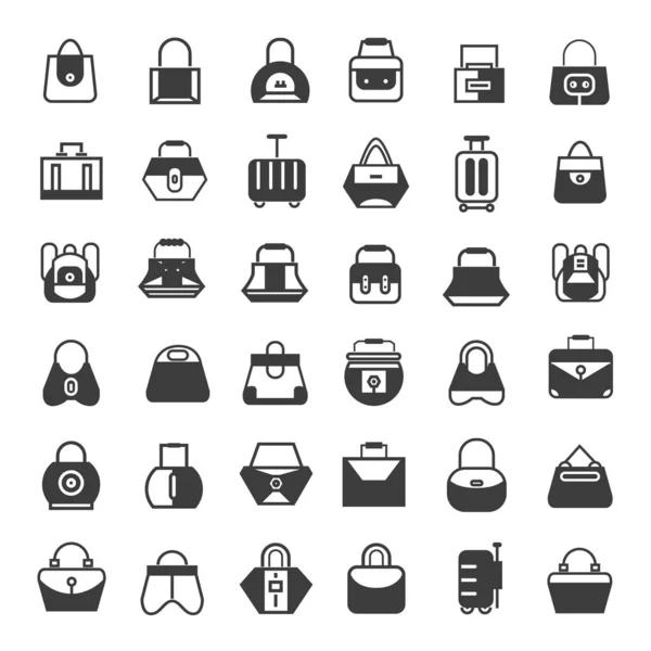 Conjunto Iconos Web Ilustración Vectorial — Vector de stock