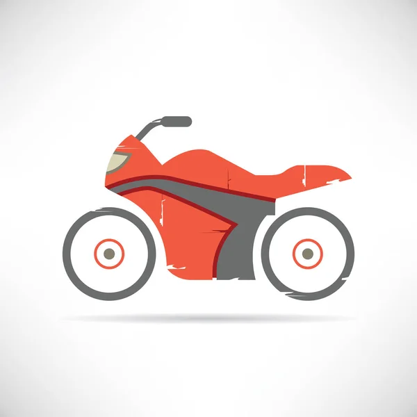 Webikont Vektor Illusztrációja Motorkerékpár — Stock Vector