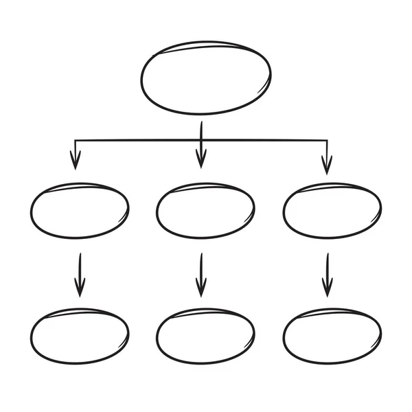 Vector Ilustración Diagrama Plantilla — Vector de stock