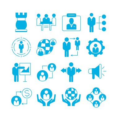 Web simgeler kümesi. vektör çizim  