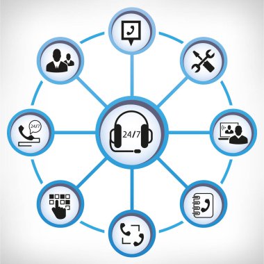 Web simgeler kümesi. vektör çizim      