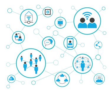 Web simgeler kümesi. vektör çizim 