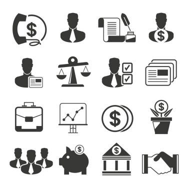 Web simgeler kümesi. vektör çizim 