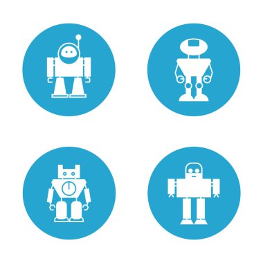 Modern robotlar vektör Illustration
