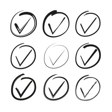 el çizilmiş marker elemanları, sadece vektör illüstrasyon