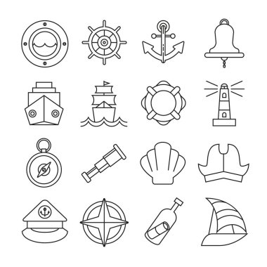 Web simgeler kümesi. vektör çizim  