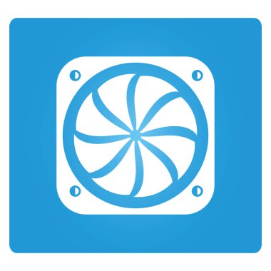 Türbin simgesinin vektör çizimi