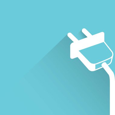 şarj simgesinin vektör illüstrasyonu 