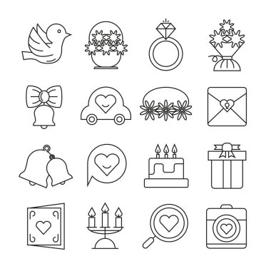 Web simgeler kümesi. vektör çizim 