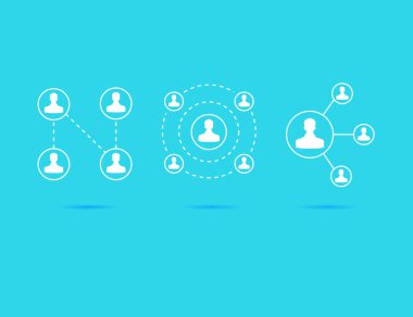 bağlantı kavramı vektör Illustration