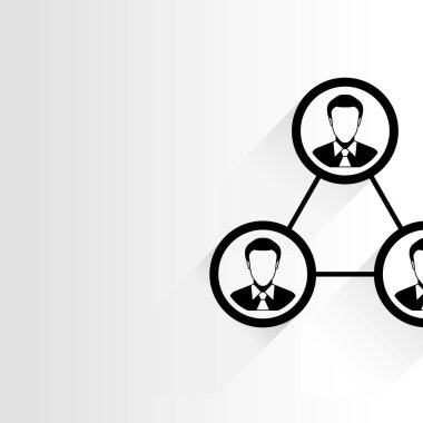 Ağ kavramı vektör çizim