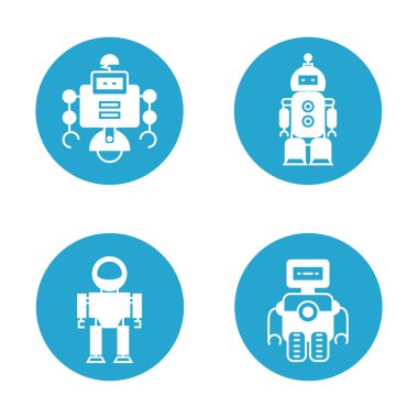 Modern robotlar vektör Illustration
