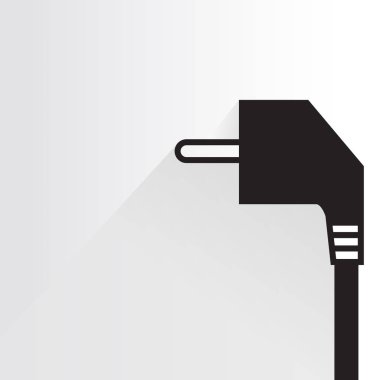 şarj simgesinin vektör illüstrasyonu 