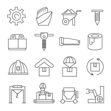 Web simgeler kümesi. vektör çizim 