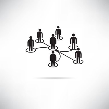 bağlantı kavramı vektör Illustration