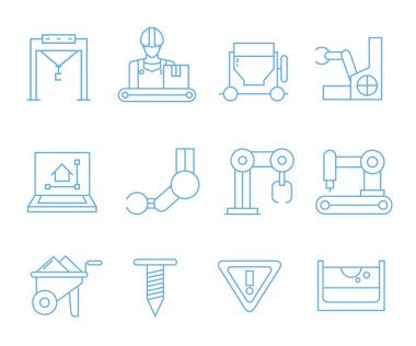 Web simgeler kümesi. vektör çizim 