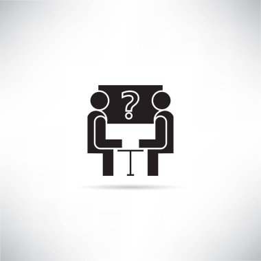 İş konsepti. Sorun çözme iş adamları vektör Illustration 