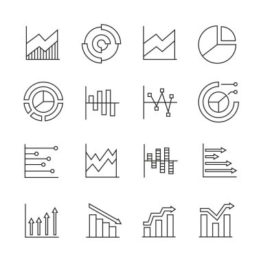 Web simgesi. Grafik simgelerinin vektör çizimi