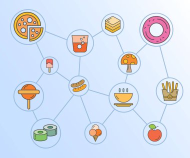 Web simgeler kümesi. vektör çizim 