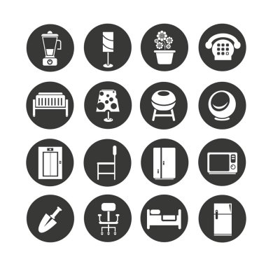 Web simgeler kümesi. vektör çizim 