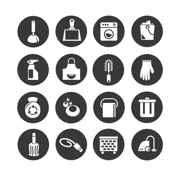 Conjunto Iconos Web Ilustración Vectorial — Vector de stock