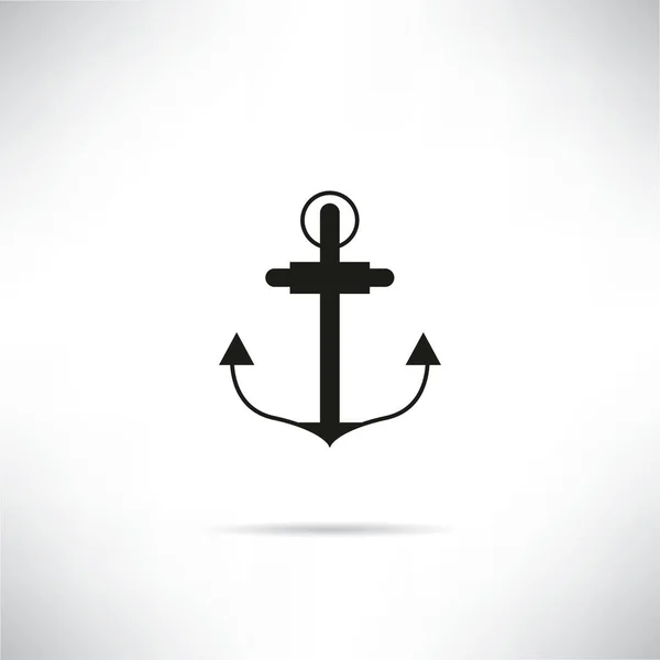 Vector Illustration Anchor Icon — Stock Vector