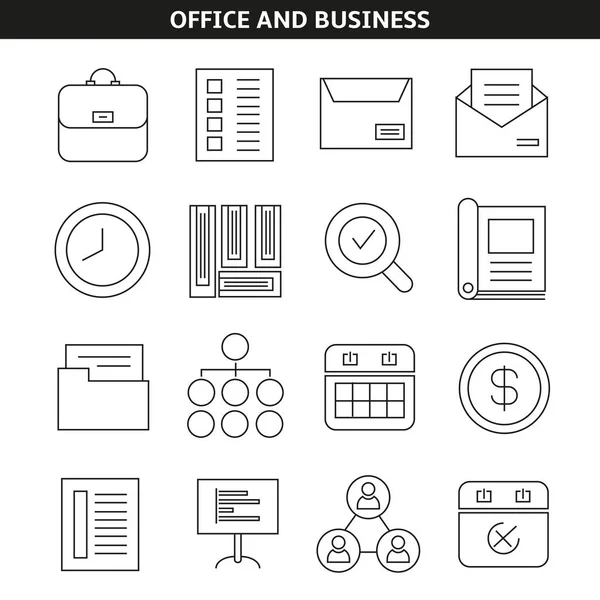 Concetto Business Illustrazione Vettoriale Ufficio Business — Vettoriale Stock