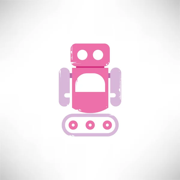 Vektorillustration Des Robotersymbols — Stockvektor