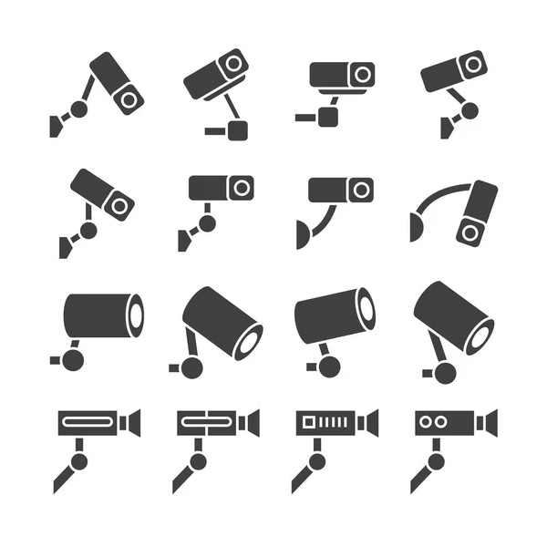 Vektor Illustration Von Kamera Icons — Stockvektor