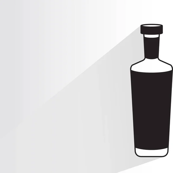 Icono Web Ilustración Vectorial Botella — Vector de stock