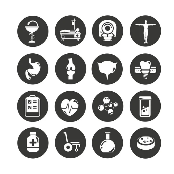 Conjunto Iconos Web Ilustración Vectorial — Vector de stock