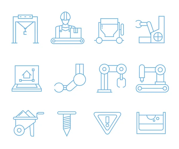 Conjunto Iconos Web Ilustración Vectorial — Archivo Imágenes Vectoriales