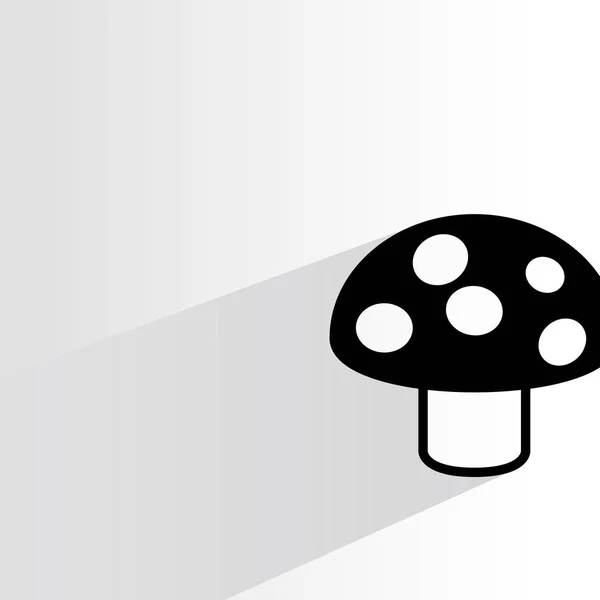 网络图标 蘑菇的矢量图示 — 图库矢量图片