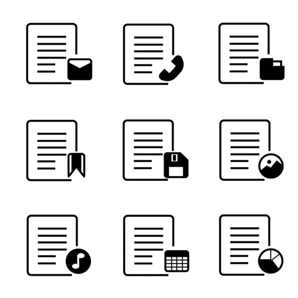 Web Icons Gesetzt Vektorillustration — Stockvektor