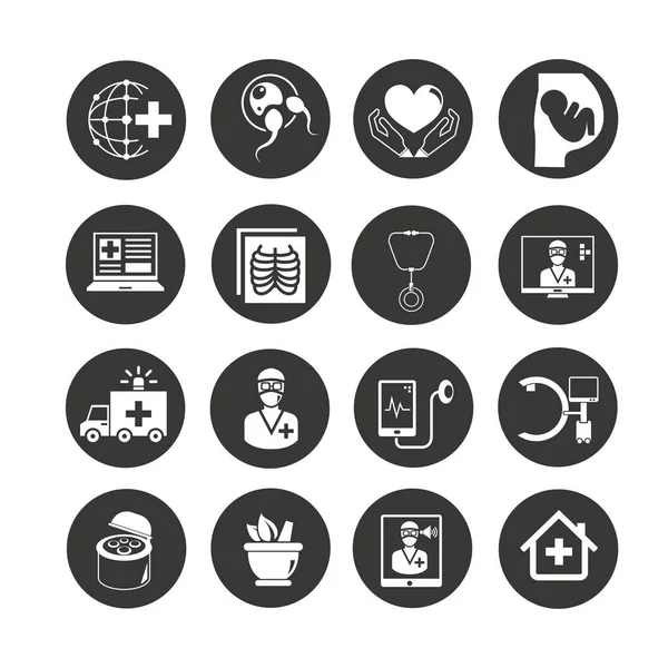 Conjunto Iconos Web Ilustración Vectorial — Archivo Imágenes Vectoriales