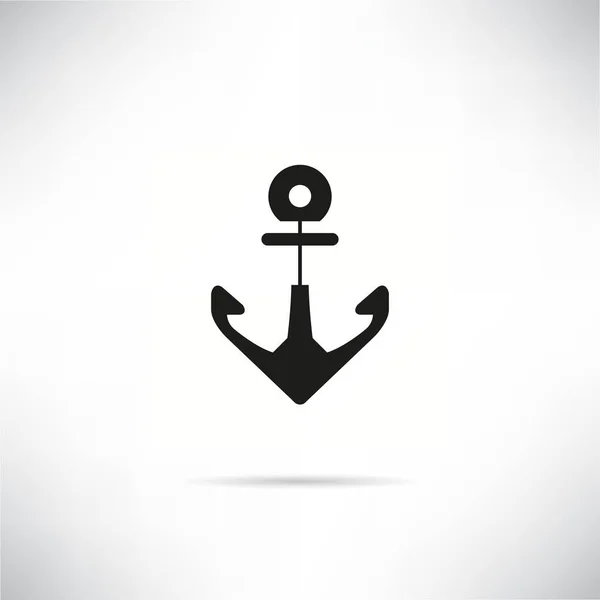 Vector Illustration Anchor Icon — Stock Vector