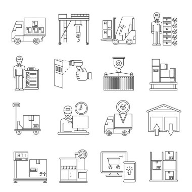 Web simgeler kümesi. vektör çizim              